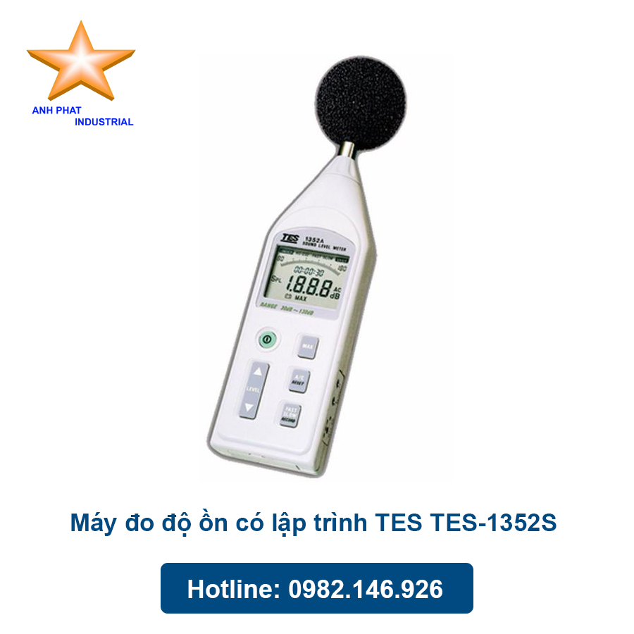 Máy đo độ ồn có lập trình TES TES-1352S
