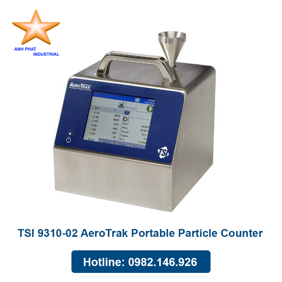 Máy đo bụi (Dust Monitor / Particle Counter): Đếm hạt bụi PM1.0, PM2.5, PM10.